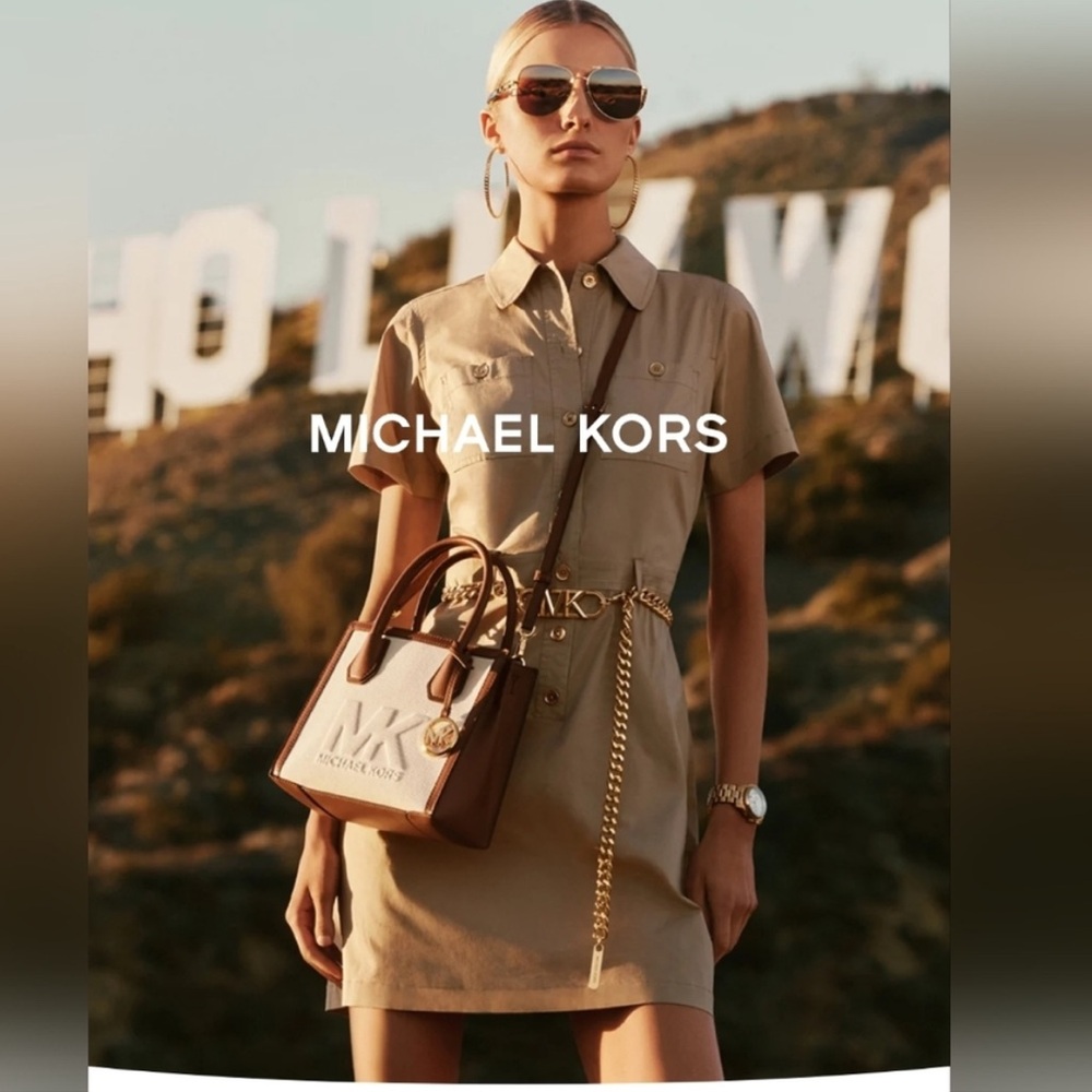 Michael Kors Tan Safari Dress
